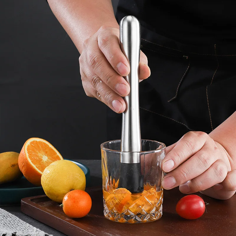 

Stainless Steel Blender Lemon Juice Fruit Masher Cocktail Shaker Ice Cubes Crushed Popsicle DIY Bar Tools Bar Accessories