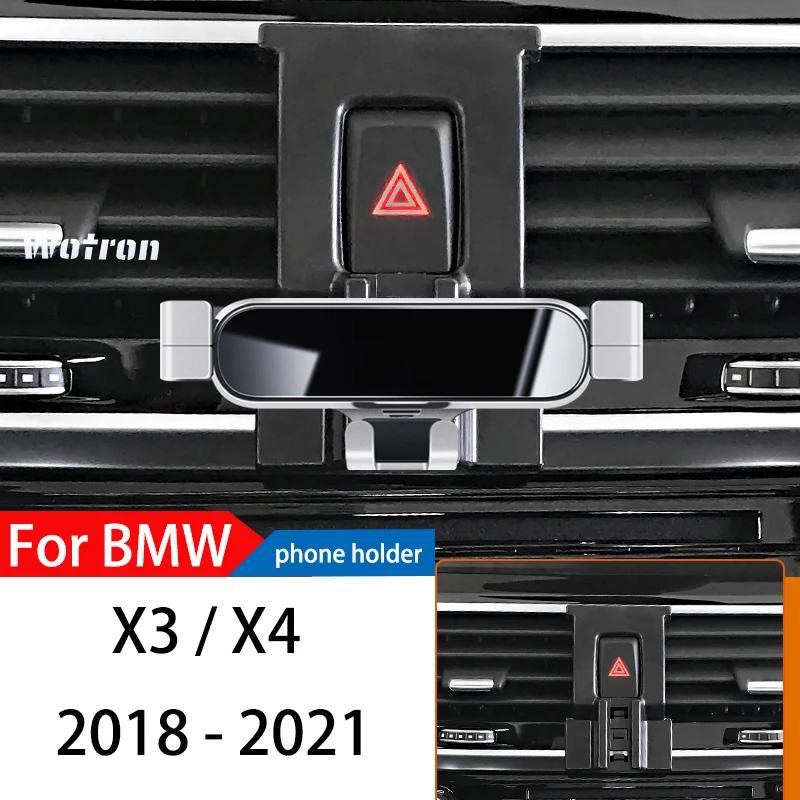 

Автомобильный держатель для телефона для BMW X3, X4, 2011-2022, F25, G01, GPS, специальная гравитационная навигационная Магнитная подставка с поворотом на 360 градусов