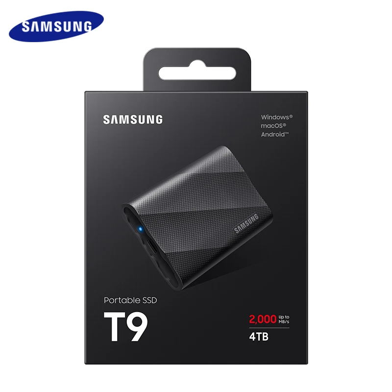 Оригинальный твердотельный накопитель SAMSUNG PSSD T9 USB 3.2 Type-C 1 ТБ 2 4 портативный