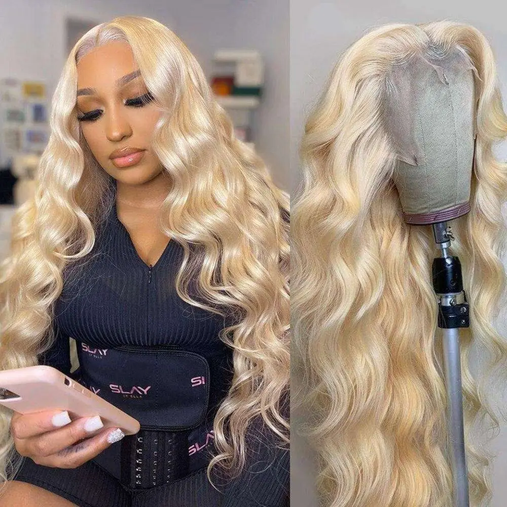 blonde lace front wigs