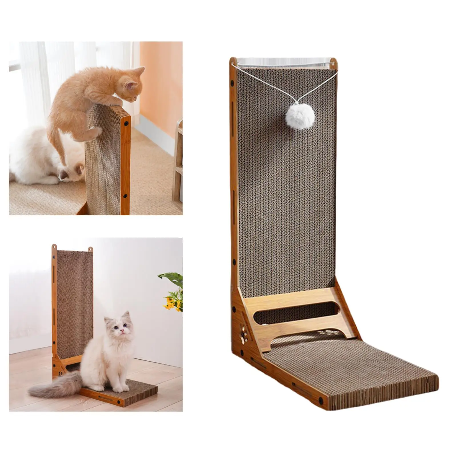 

Vertical Cat Scratcher Cats Scratching Post Thickened Furniture Protector Standing Scratching Board for Indoor Cat Kitten Kitty