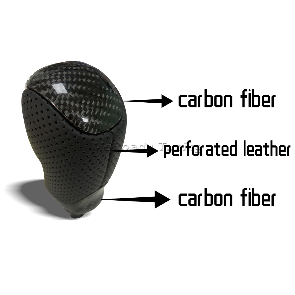 Ручка переключения передач из углеродного волокна ручка для Skoda Octavia MK3 Superb Fabia Rapid