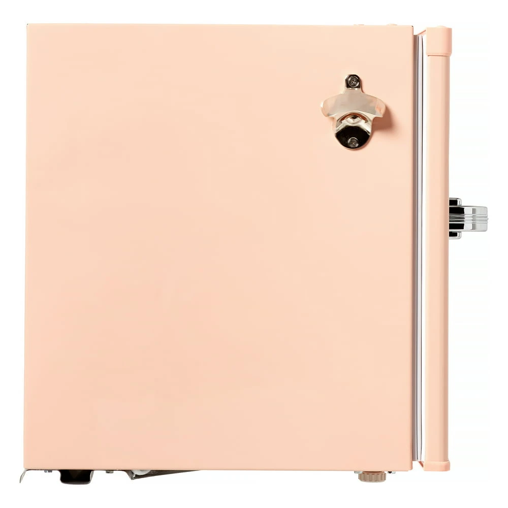 

Cu ft. Retro Compact Refrigerator with Side Bottle Opener, Coral
