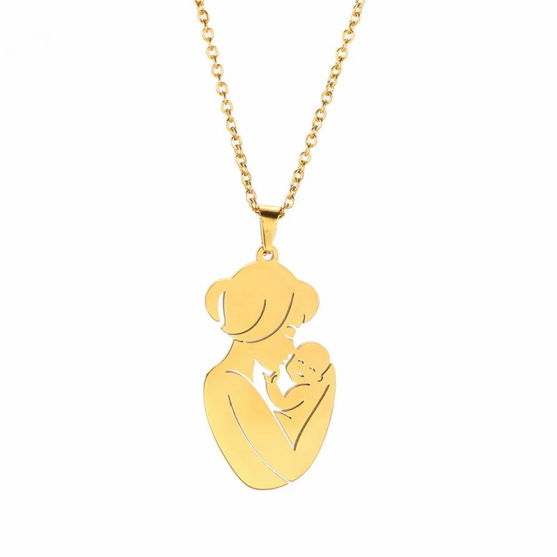 

Изготовленное на заказ ожерелье с гравировкой имени ребенка мамы ювелирные изделия для всей семьи любовь ребенка Беременные подарки для ма...