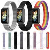 sport woven band for huawei band 7 nylon strap hook loop bracelet replacement accessories