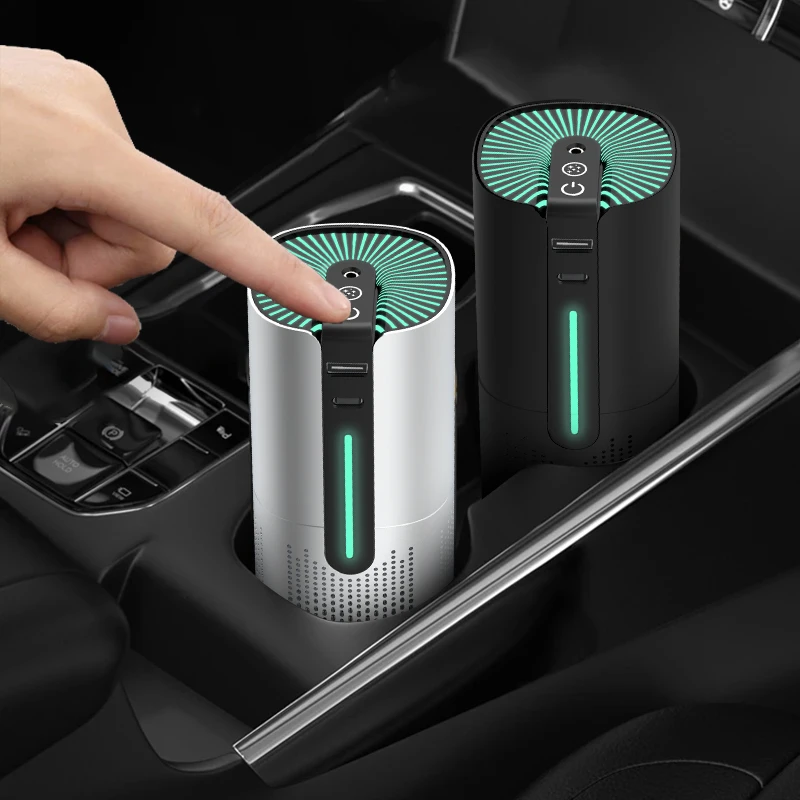 

Smoke Absorber Ionizer Generator Filter Home Portable Negative Ion Usb Anion Auto Cleaner Car Air Purifier