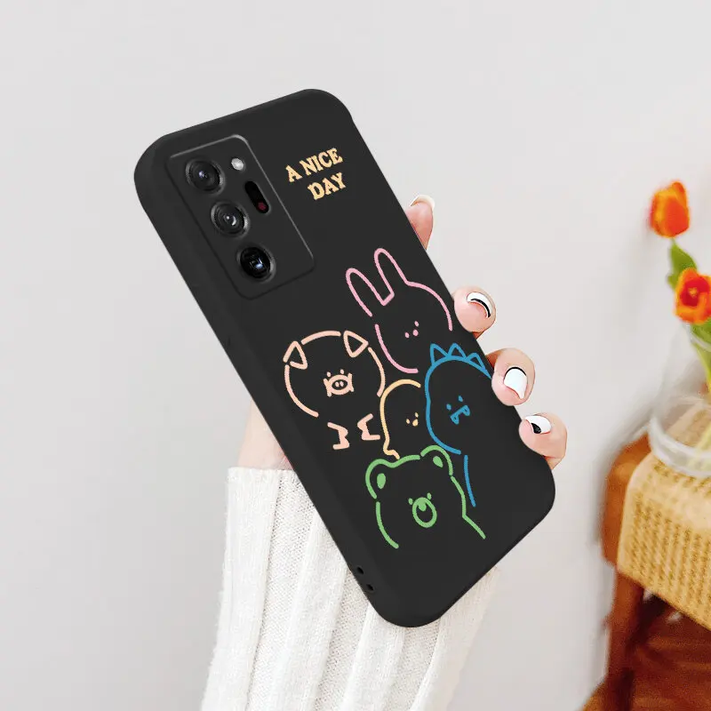 

NOHON Case For APPLE IPHONE 13 12 11 PRO MAX MINI XS XR 8 PLUS SE 2020 7 6S colours animal Fashion Anti-Drop phone back cover