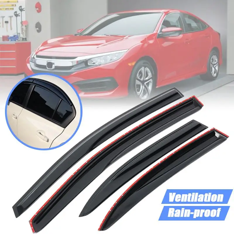 

Козырёк от дождя и ветра для автомобиля Honda For Civic 4Dr Sedan 2006-2011