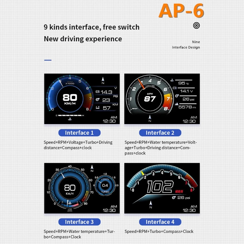 Автомобильный проекционный дисплей AP-6