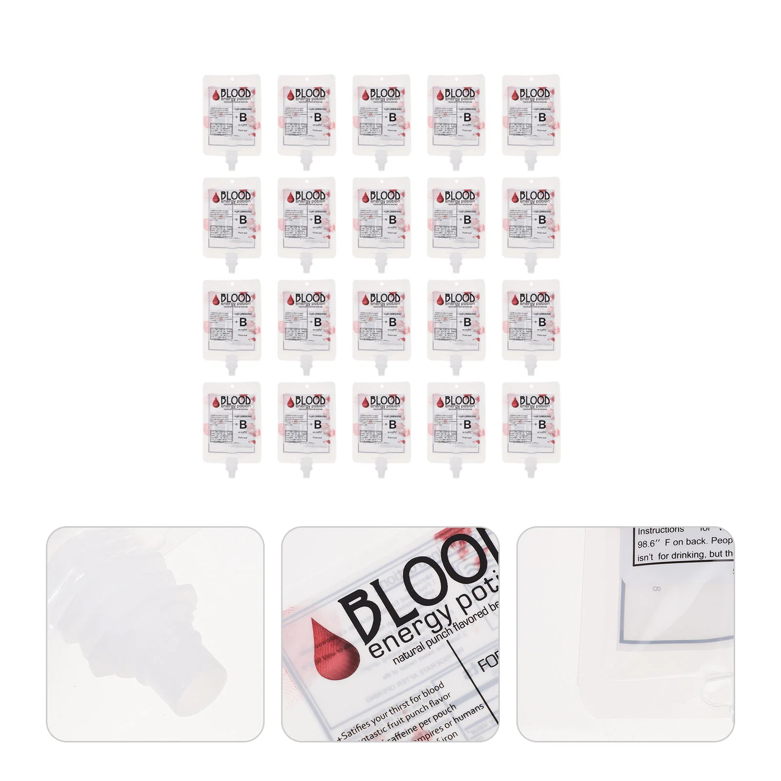 

Bags Blood Drink Bag Partypouch Drinking Pouchesiv Containers Reusable Supplies Containerbeverage Decorations Drinks Props