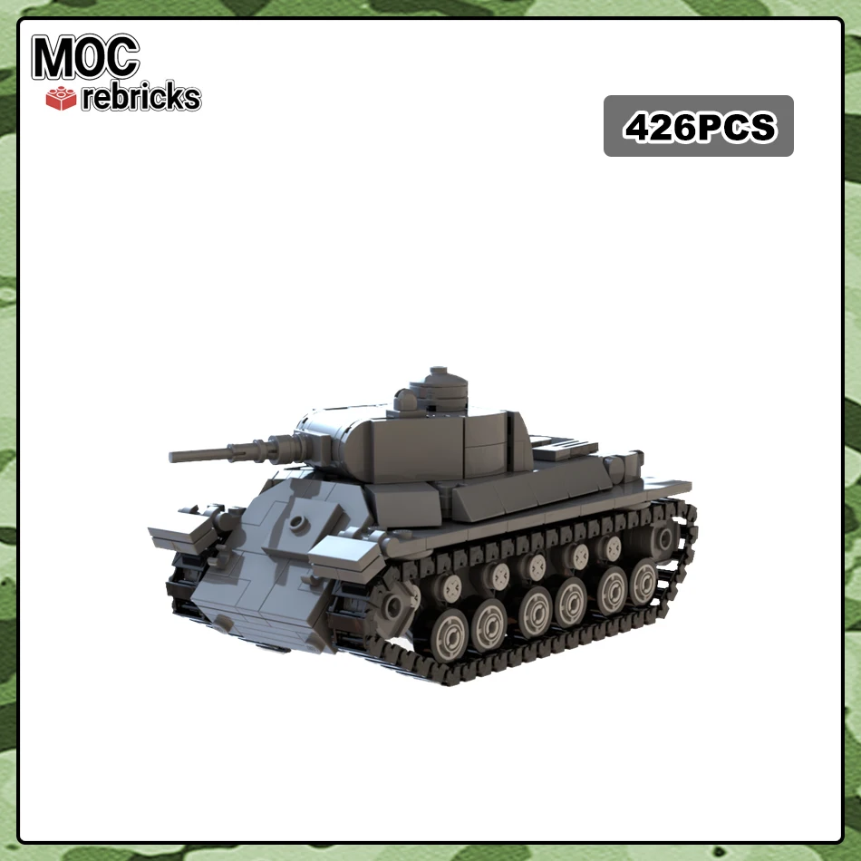 Вторая мировая война Военная серия советский гусеничный Танк T50 MOC армия