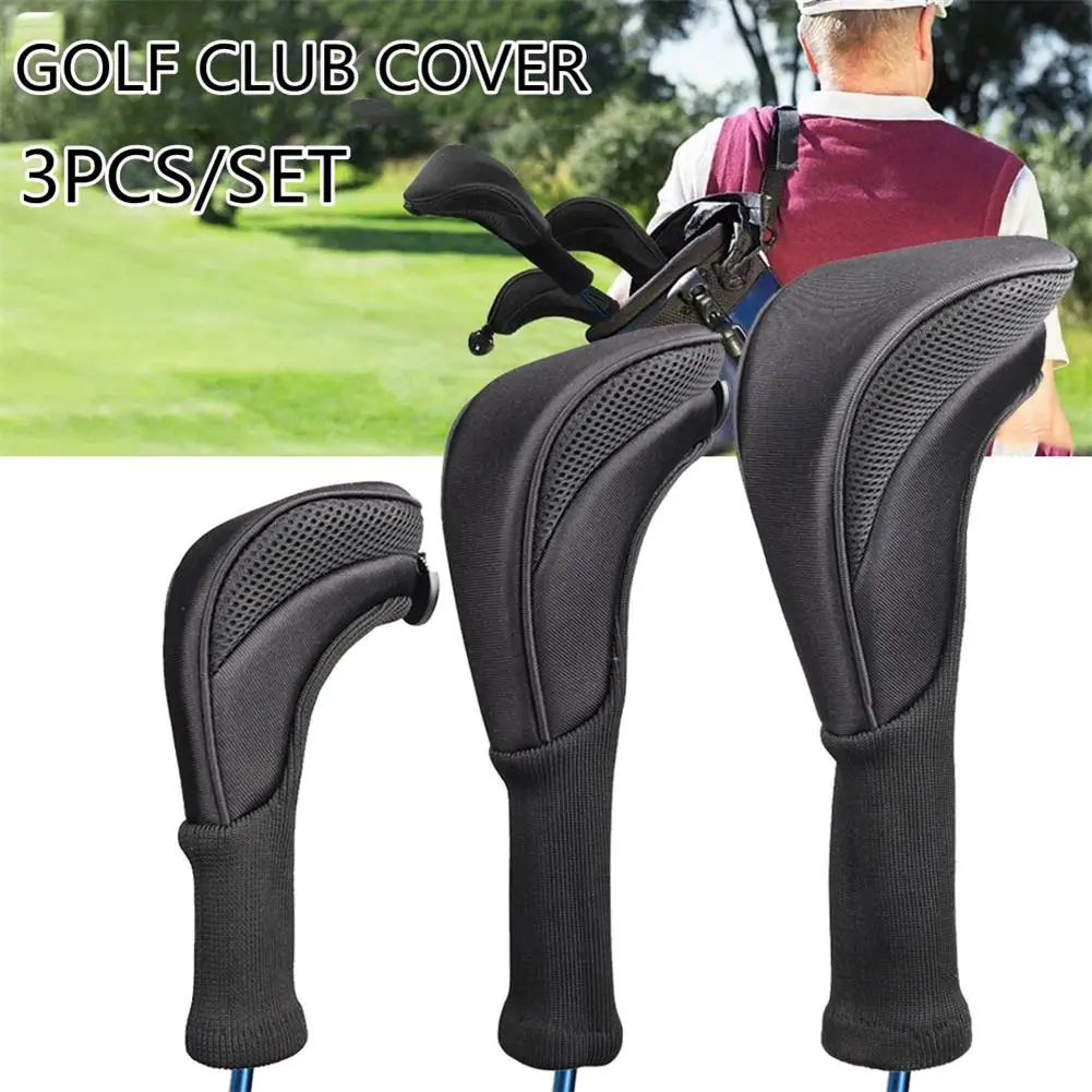 

Golf Club Covers Interchangeable Elastic Long Neck Design 1 3 5 Golf Putter Cover Headcovers Protective Sleeve Great Gift