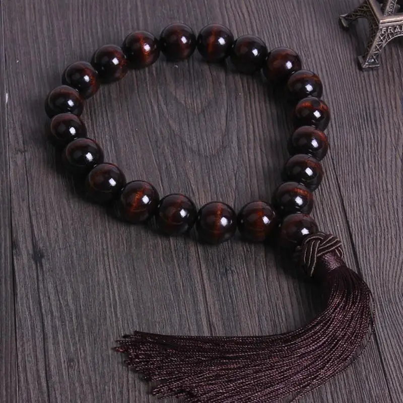 

Аксессуар для зеркала заднего вида с бусинами, деревянная искусственная подвеска, аксессуары для интерьера автомобиля, автомобиля, домашний декор, приносит