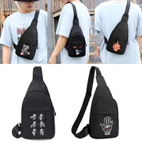 2022 hand series printed chest bag trend crossbody backpack men hip hop shoulder bag women casual messenger bag unisex small bag