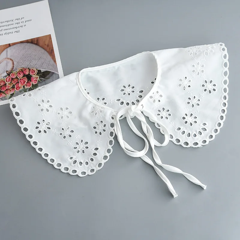 

Korean Style Shirt Fake Collar Shawl Wraps for Womens Necklace False Collar Summer Dress Detachable Collar Scarf Accessories