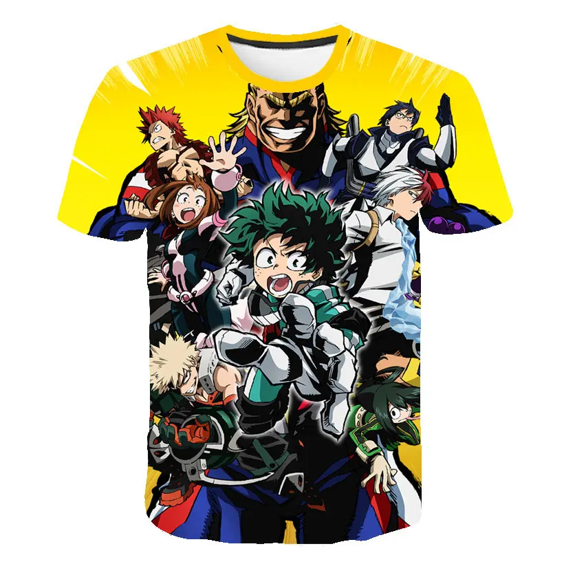 

Deku Mall Unisex T-Shirt Men Women Japanese T Shirt Boku No Hero Academia Anime T Shirts My Hero Academy Tee Shirt Tops