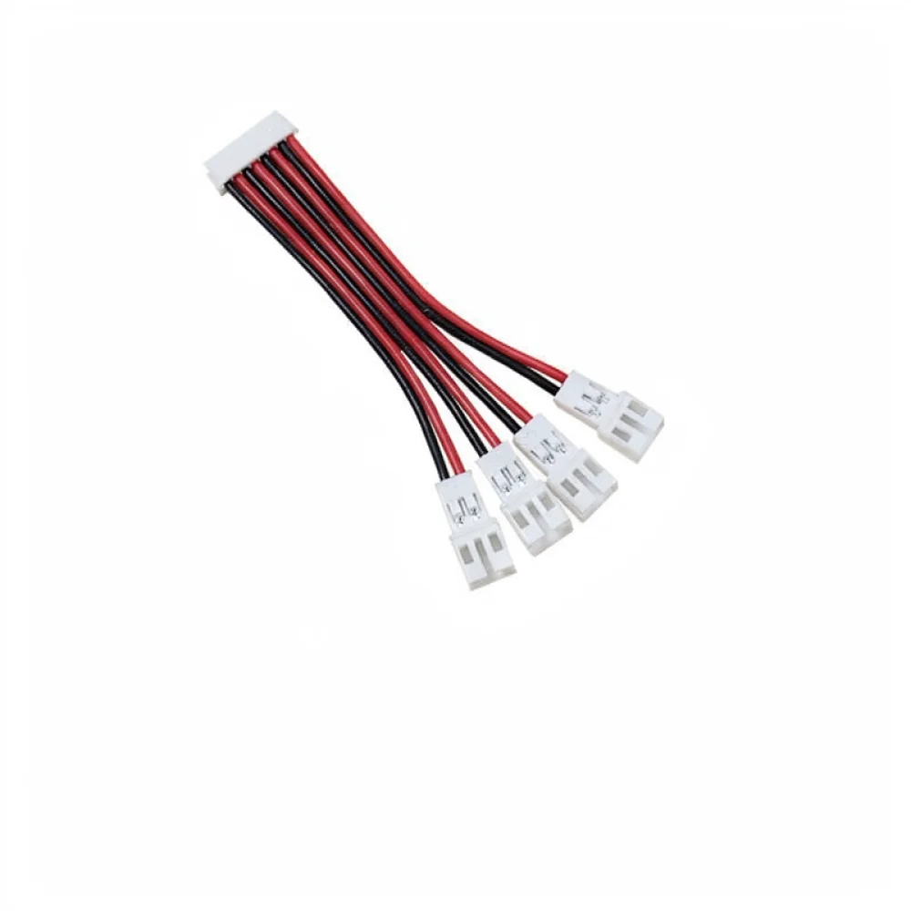 Фото Зарядное устройство AOKoda CX405 1S для LiPo аккумуляторов, USB-модуль, 4-канальная независимая зарядная станция с разъемом PH2 0 для радиоуправляемых самолетов. №3