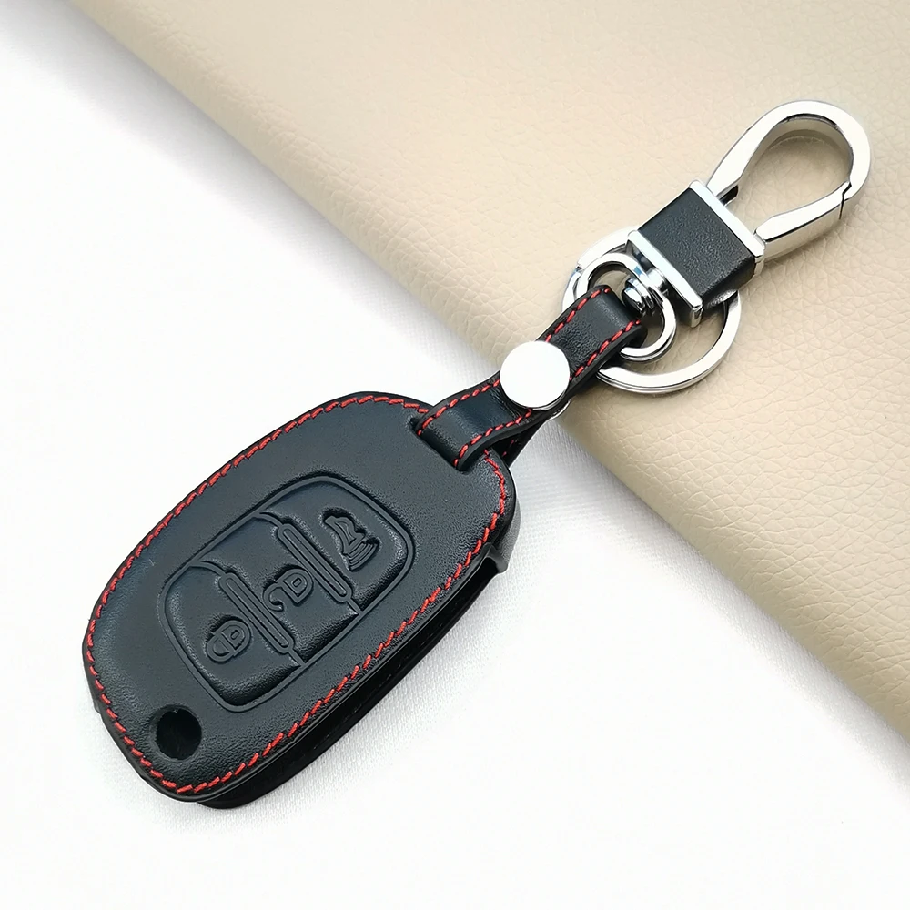 Модный мужской 100% Кожаный Автомобильный пульт дистанционного управления