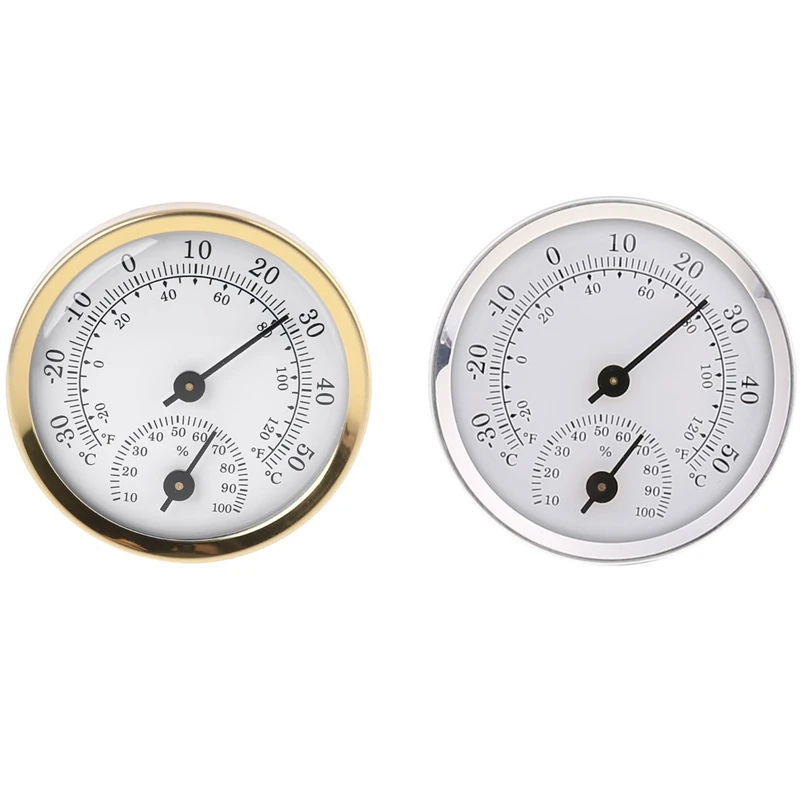 

Мини-термометр-гигрометр, 58 мм, 2 в 1,-30 ~ 50 °C(-20 ~ 120 °F)