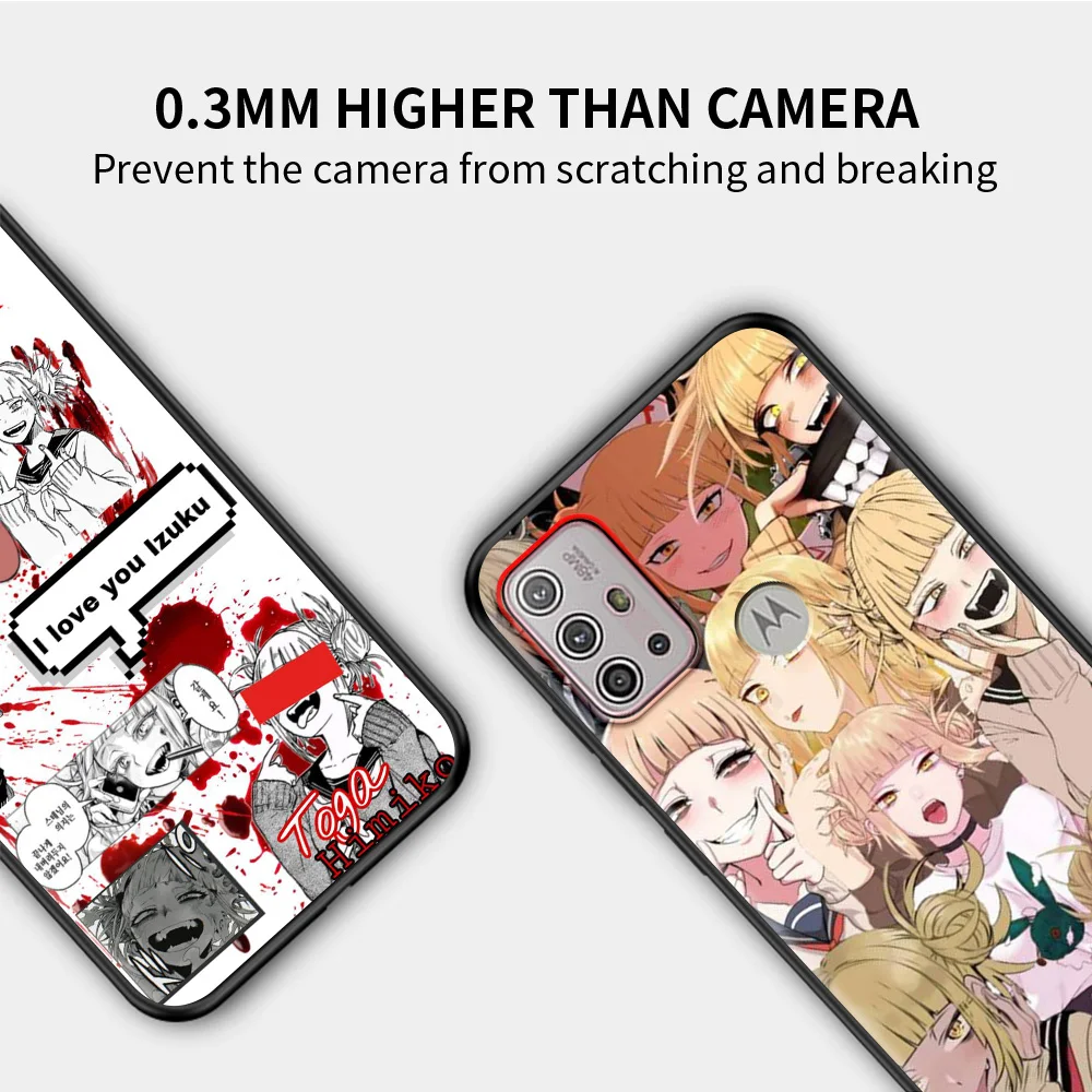 for moto g30 g20 g50 g60 g10 g9 g8 power lite g40 one fusion plus g stylus 5g edge 20 lite pro e6s phone case himiko toga free global shipping