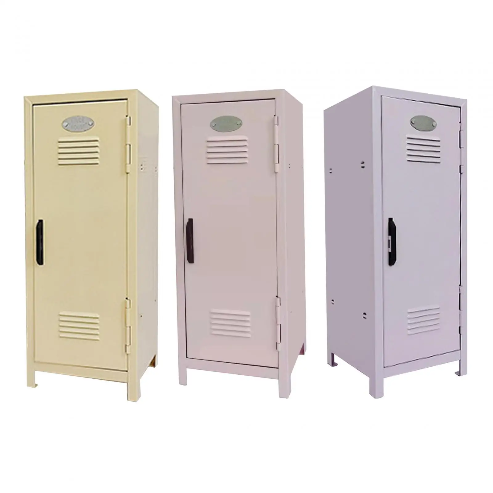 

Makeup Storage Cabinet Cute Display Rack Vertical File Cabinet with A Lock