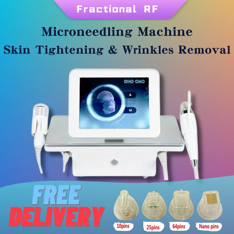 

Fractional Rf Microneedle Machine Skin Tightening Wrinkle Removal Stretch Mark Removal Beauty Salon Equipment