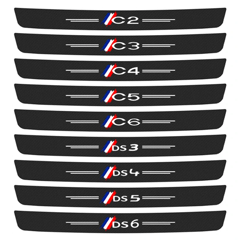

1 шт., защитные наклейки на задний бампер Citroen C2/C3/C4/C5/C6/DS3/DS4/DS5/DS6/Xsara Berlingo