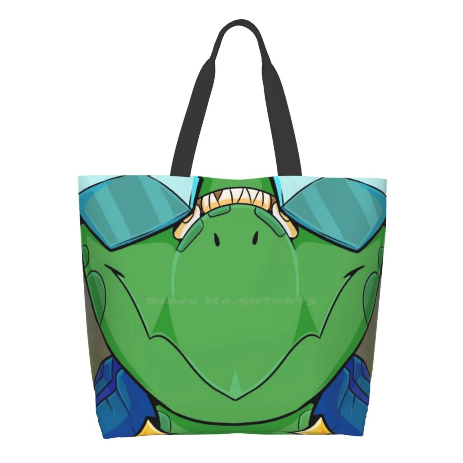 

The Brains Ladies Casual Handbag Tote Bag Reusable Large Capacity Slycooper Sly Cooper Slyraccoon Sly Raccoon Turtle Tortoise