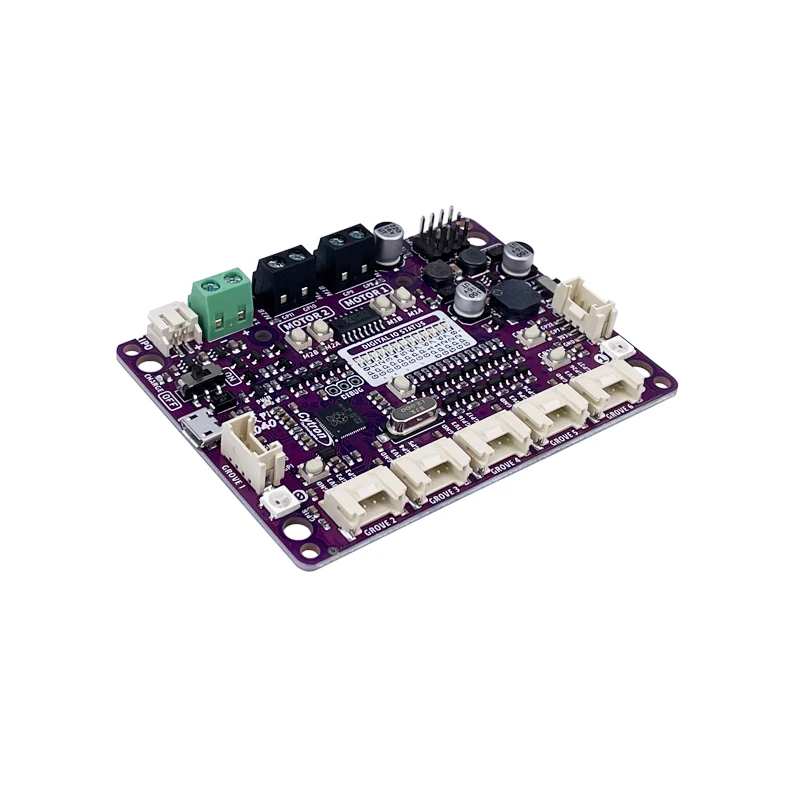 Фото Maker Pi RP2040 DIY платформа для управления движением робота, совместимые с Raspberry Pi электронные модули и комплекты, совместимые с Pico. №1
