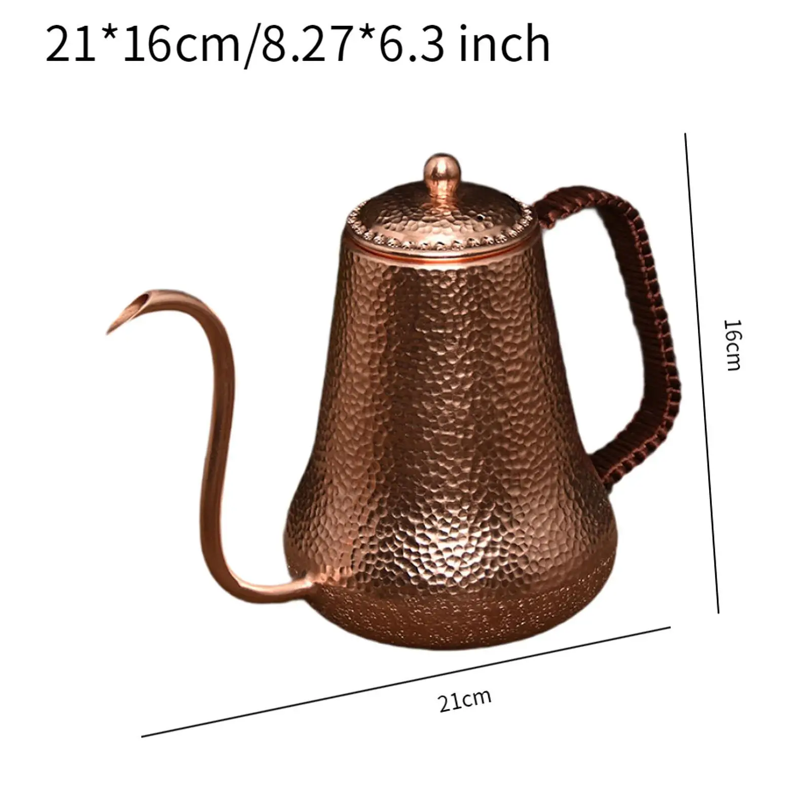 Гофрированный кофейный Чайник гусиная шея с длинным носиком Быстрое нагревание
