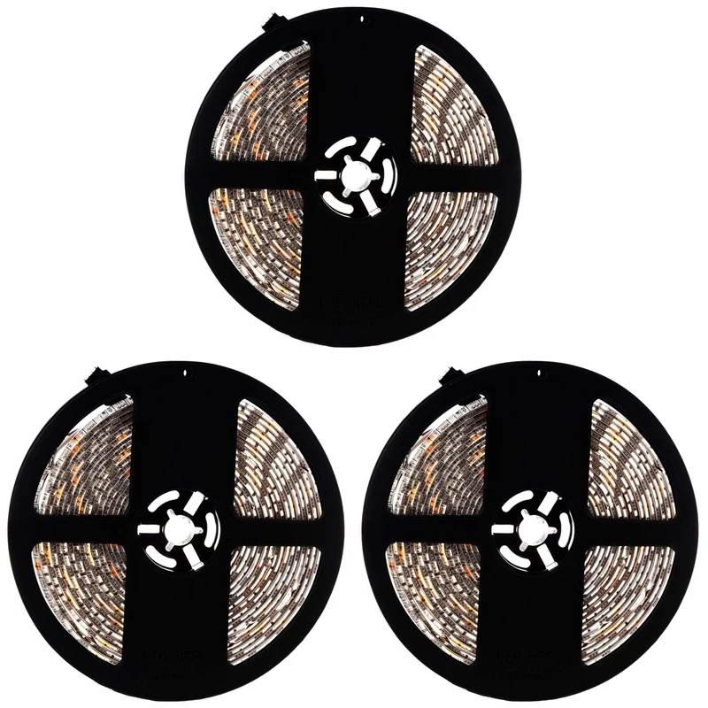 Светодиодная лента 3х RGB 5 М 5050 гибкая светодиодная 300 лампа водонепроницаемая