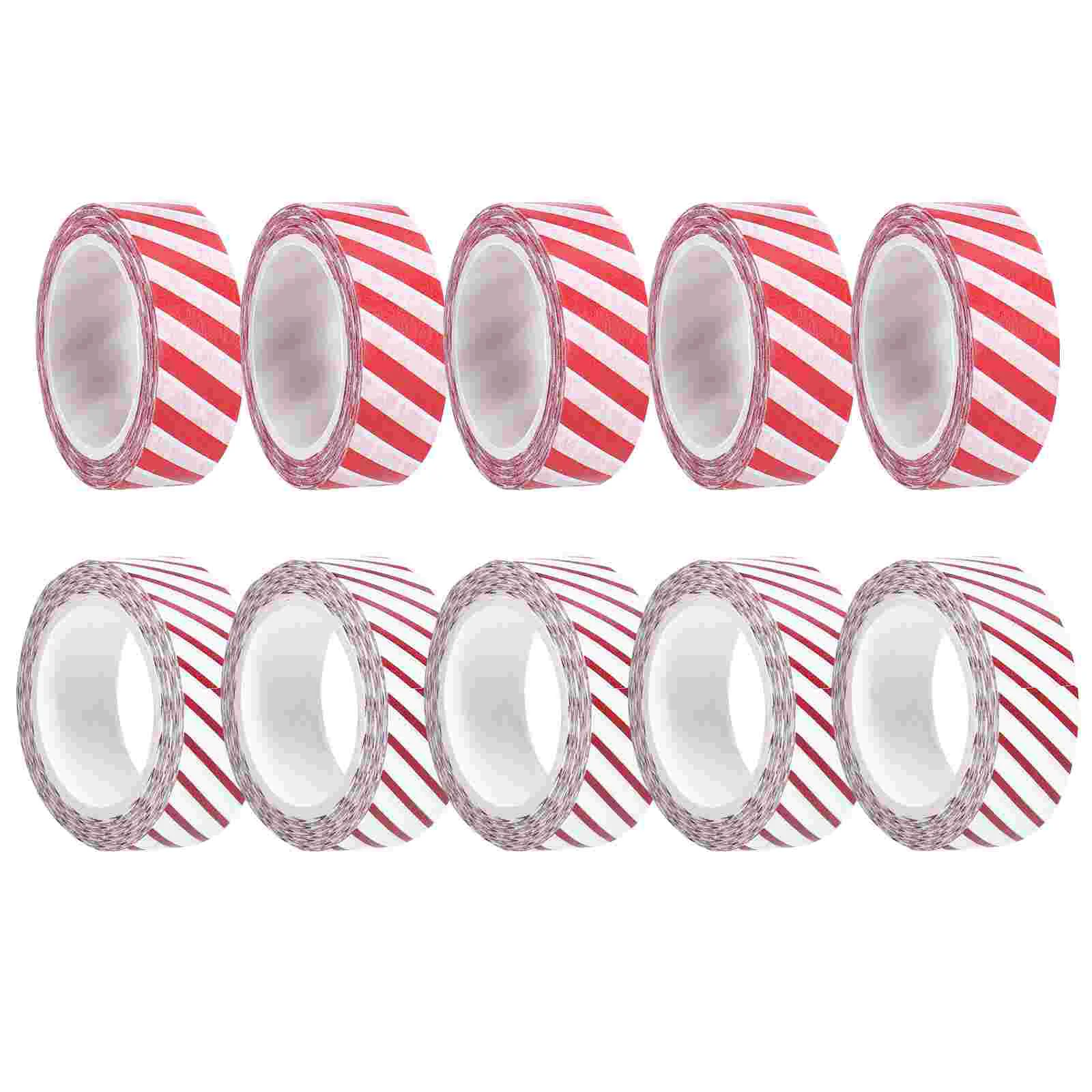 

10Rolls of Wide Washi Tape Diy Scrapbook Sticker Writable Vintage Tape Decorative Colored Tape Paper Decoration Tape