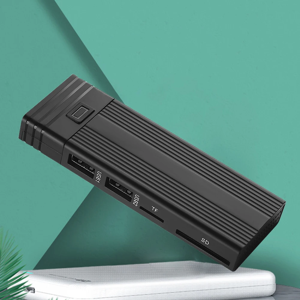 

SSD Enclosure USB HUB PCIe M.2 NVMe/SATA HDD Enclosure USB 3.2 Gen 2 Compatible with 2230 2242 2260 2280 SSD for Laptops
