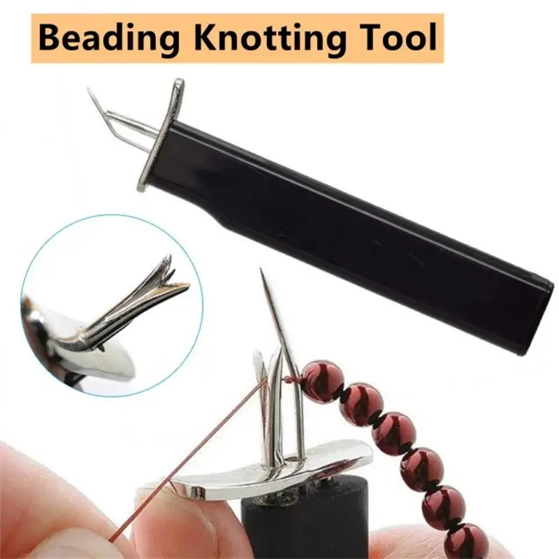 Beading Knotting Tool Secure Knots Stringing Pearls Scattered Loose Wear Beads Smith Jewelry Rosary Twine Pearl Agate Jade Bodhi