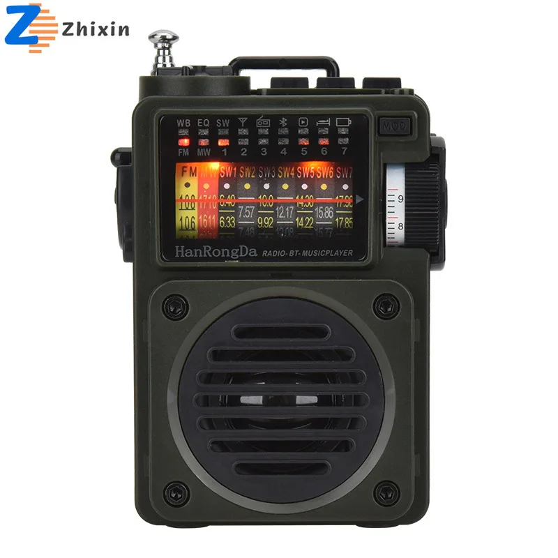 

HRD-700/701 Radio Music Player, Coding Wheel Switch Tuning, Search And Save Radio Stations, Support Bluetooth, TF Card Playback