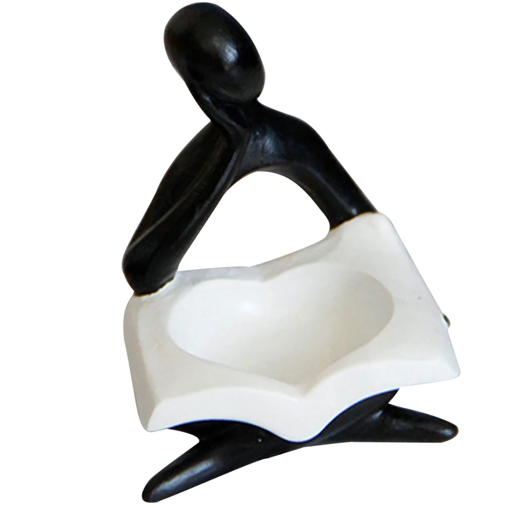 

Holder Stand Tealight Holders Abstract Figurine Figure Wedding Candlestick Resin Statue Reading Pillar Light Tea Centerpiece