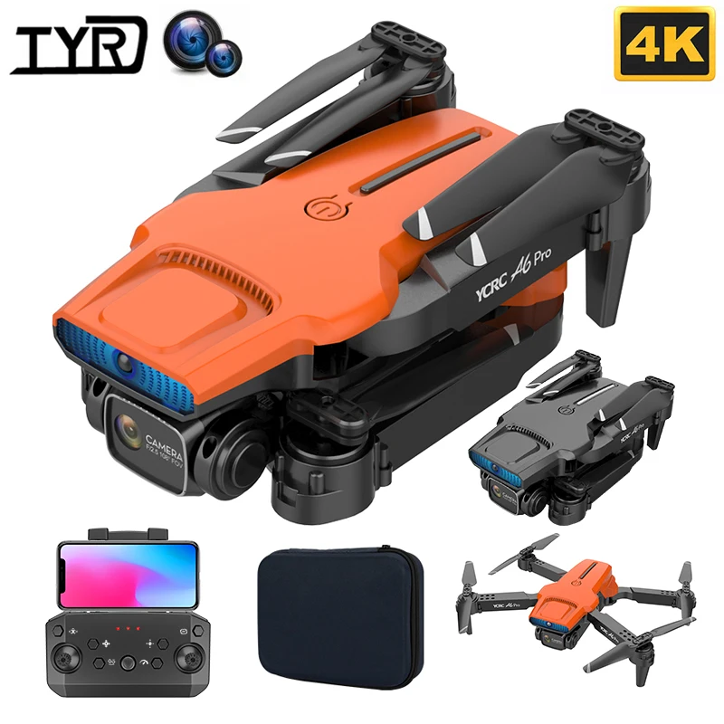 New RC Drone 4K HD Professional Dual Camera FPV WiFi Drone Obstacle Avoidance RC Helicopter Foldable Quadcopter Electronic Toy
