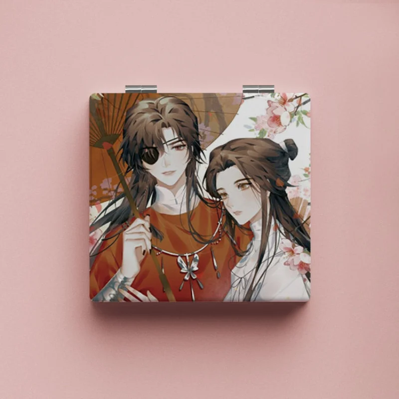 

Tian Guan Ci Fu Makeup Mirrors Anime Peripheral Woman Supplies Xie Lian Hua Cheng Folding Mirror Makeup Portable Fashion Gifts