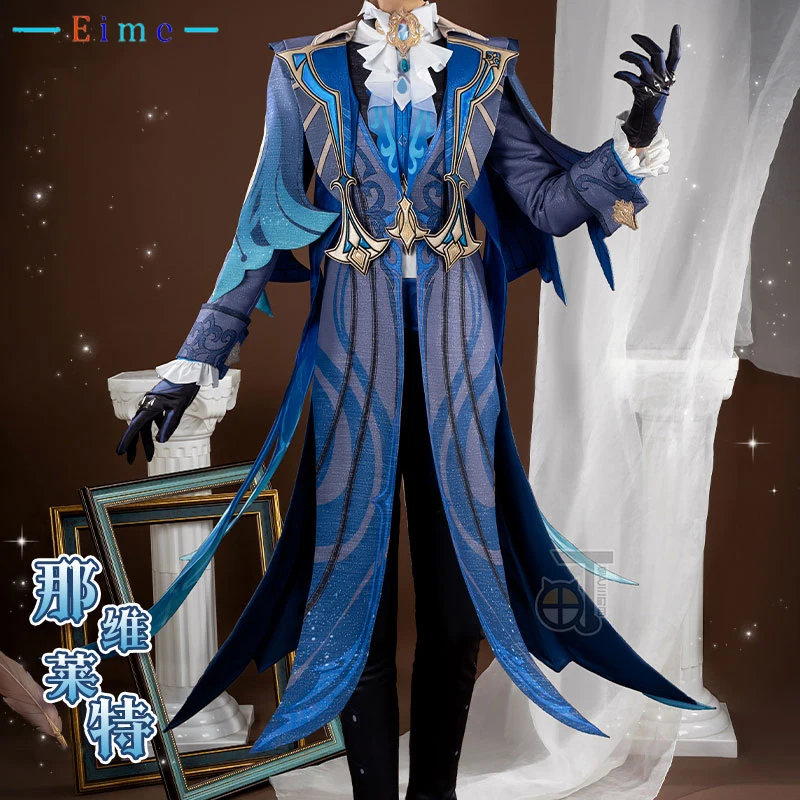 

Game Genshin Impact Neuvillette Cosplay Costume Fancy Party Suit Halloween Carnival Uniforms Anime Clothing Custom Made