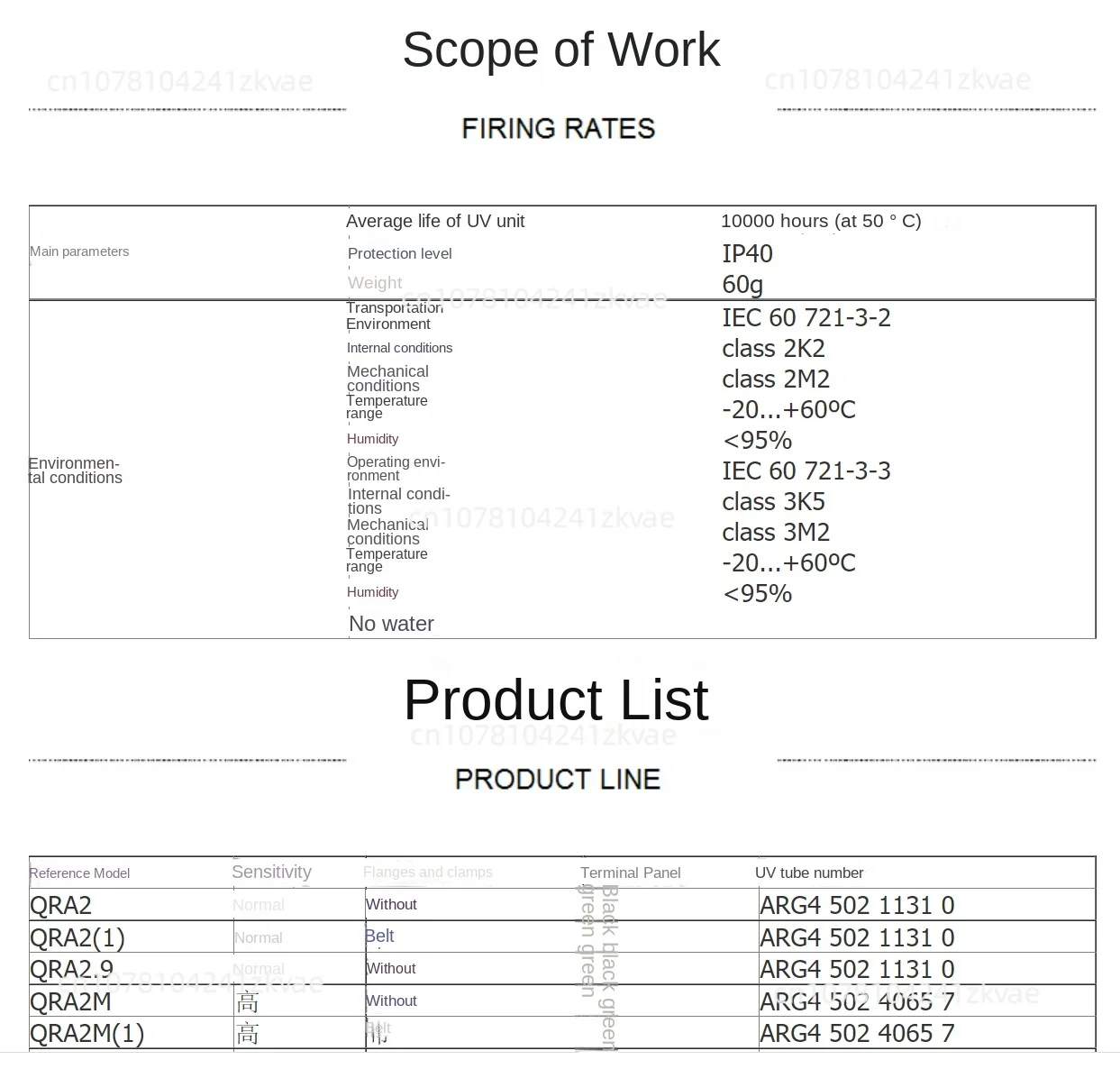 Оригинал QRA10. C QRA10M. детектор пламени горелка UV Eyes QRA10.KC
