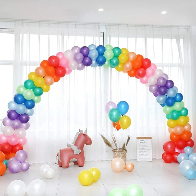 

20Pcs/set Balloons Assorted Color 10 Inches Rainbow Latex Balloons Multicolor Bright Balloon for Birthday Party Arch Decor New