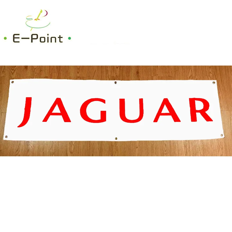 130GSM 150D Material Jaguar Racing Car Banner 3ft*5ft (90*150cm) Size for Home Flag Indoor Outdoor Decor yhx172