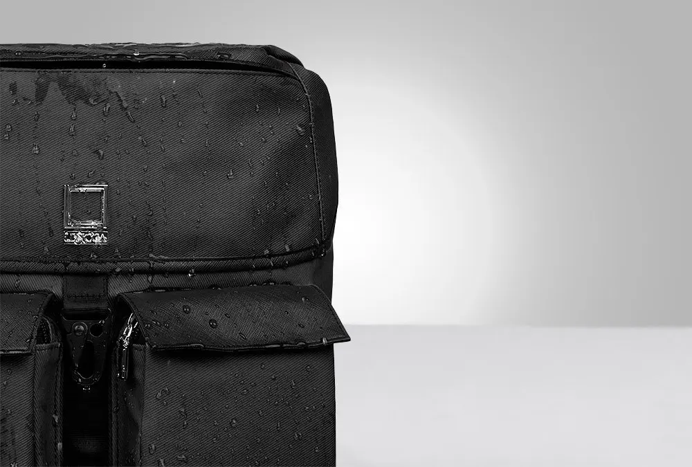 Twill Canvas Travel Backpack Bag Fits up to 17.3 Inch Laptop