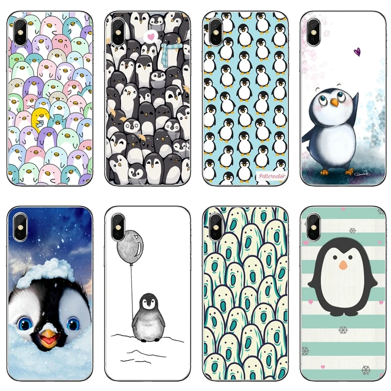 Милый модный чехол для телефона с рисунком пингвина Samsung Galaxy M30 A20E A21S A12 A10 J8 J7 J5 Pro J6