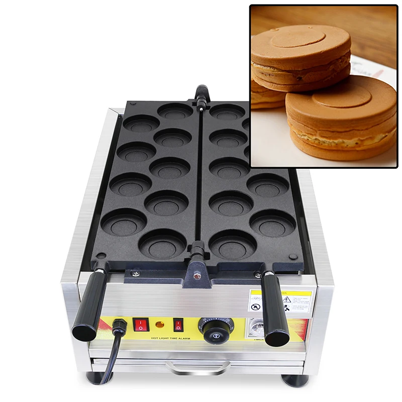 

220v 110v bakery machine commercial electric red beans waffle maker machine