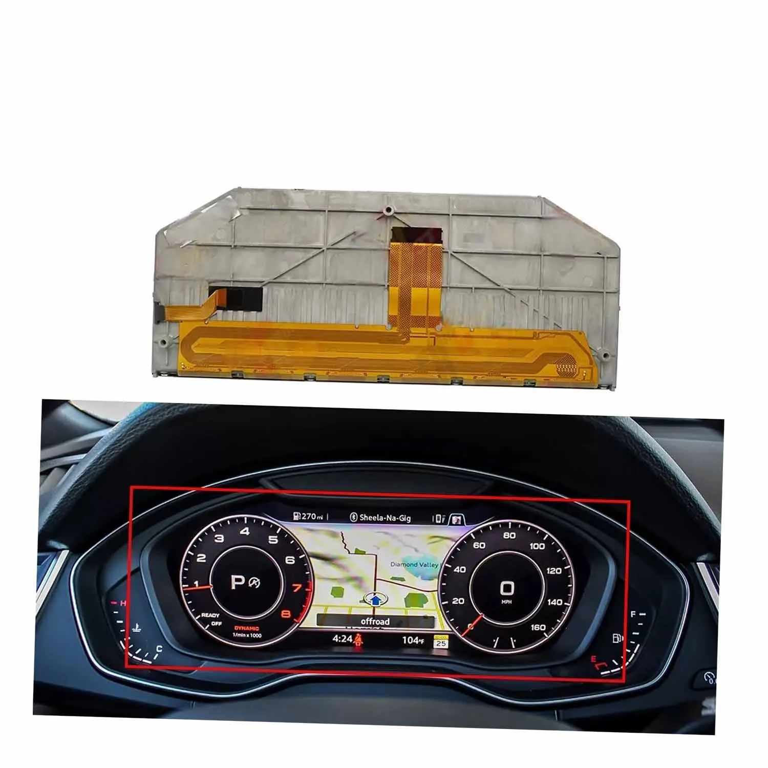 ЛАМ 1233555 C 12 3-дюймовый дисплей Virtual Cockpits Instrument для Audi A3 A4 A6 Q5 Q7 TT приборная панель