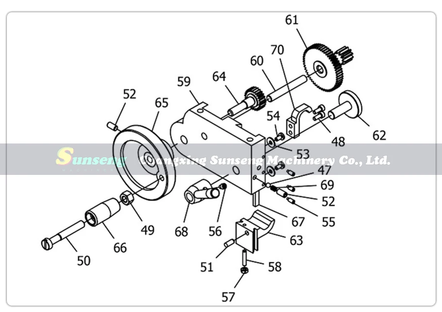Feed Gear 11T/54T SIEG SC2-061 Lathe Parts for JET BD-X7 | Power Tool Accessories