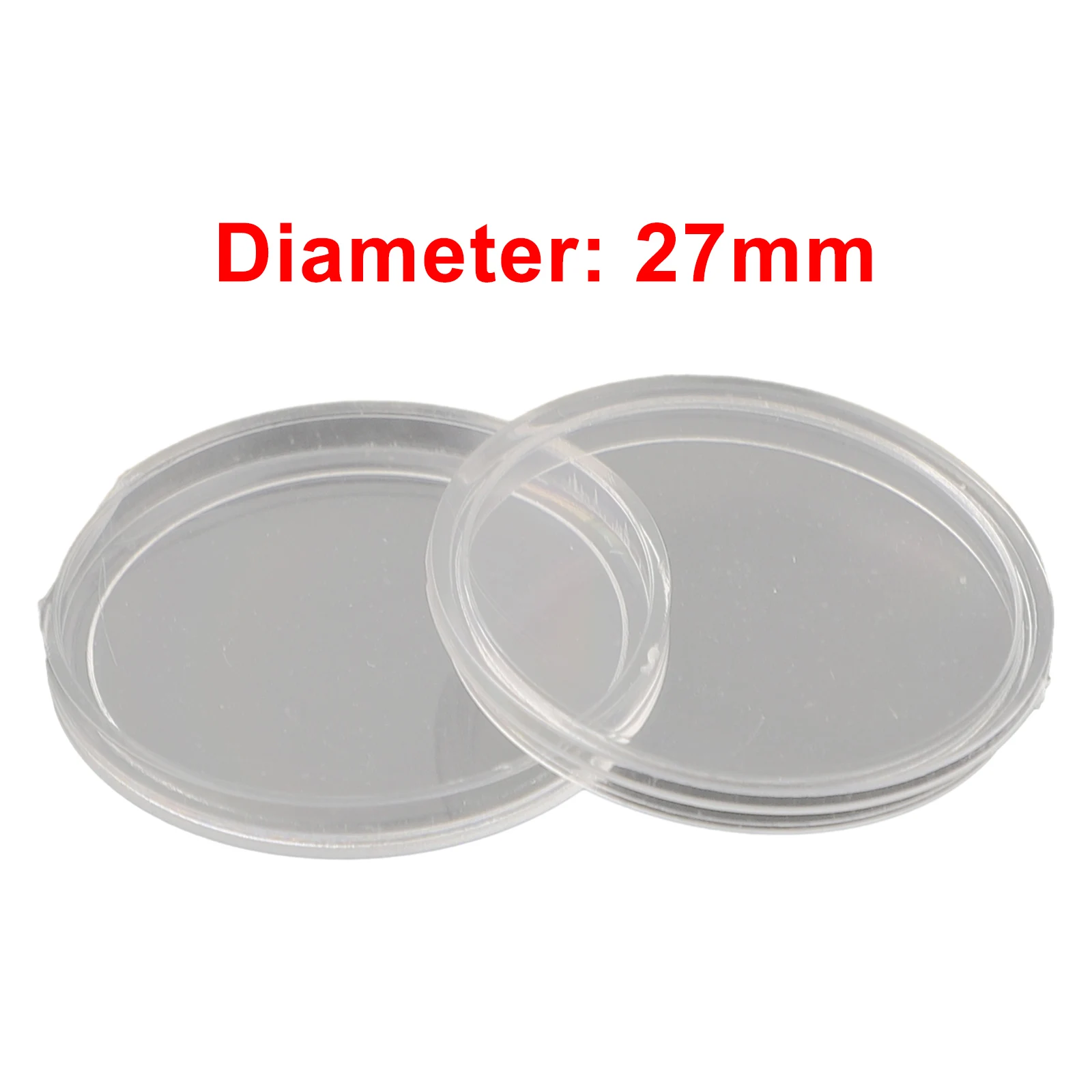 Памятные держатели для монет 27 мм 100 шт. коллекционные хранение объема пустых в