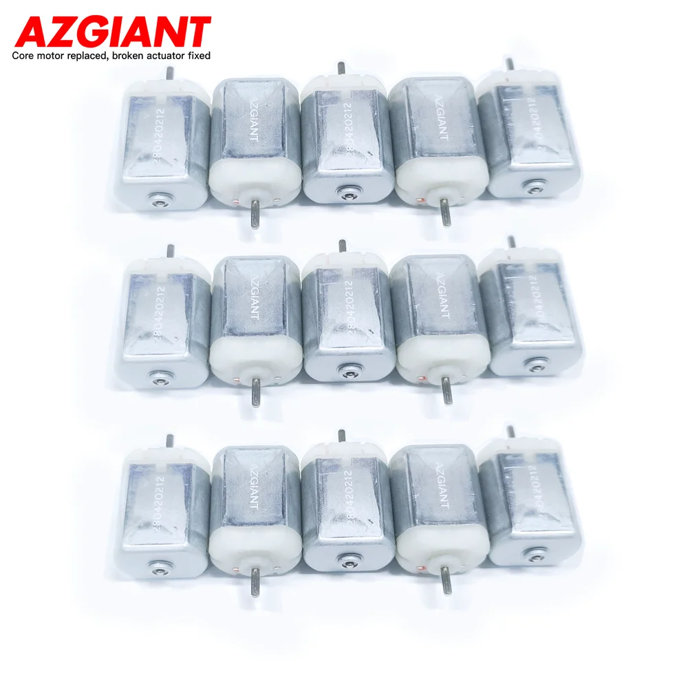 

AZGIANT 15PCS FC280 Side Plug Car Door Tailgate Lock Actuator Inner 7mm O-Shaped Printing Round Shaft 12V DC Motor
