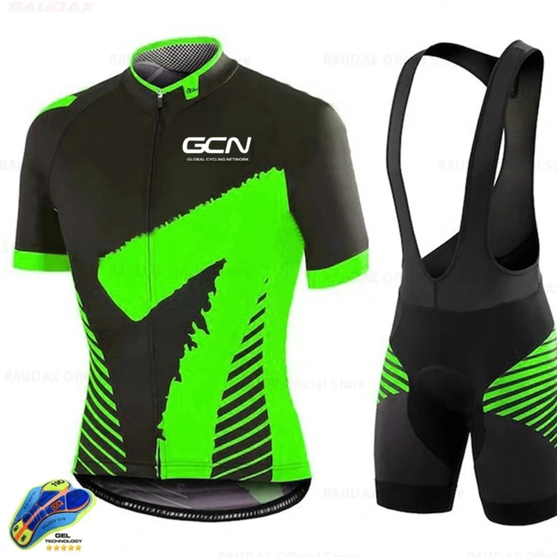 New GCN Cycling Clothing 2022 Pro Team Ropa Ciclismo Hombre Short Sleeve Set Mtb Bike Uniforme Maillot Strava |